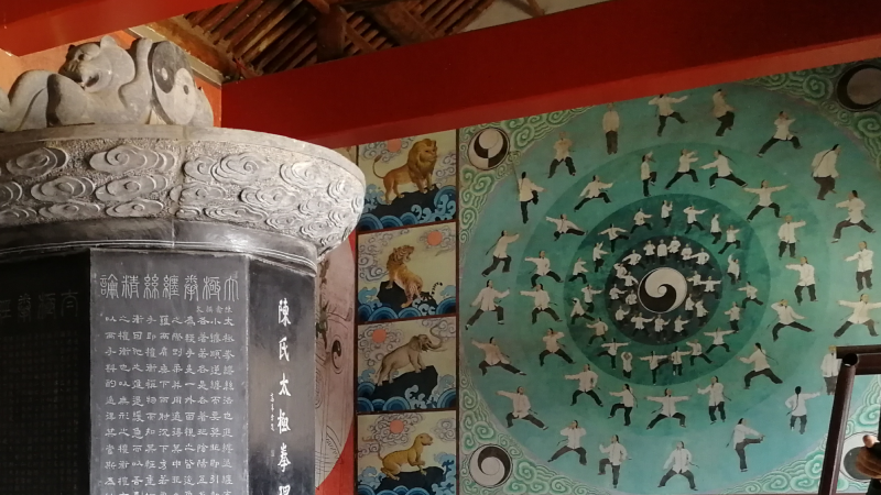 Různé pozice z muzea Taiji