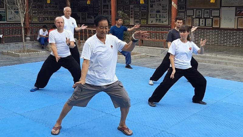 Trénink s Mistrem Zhu Tiancai