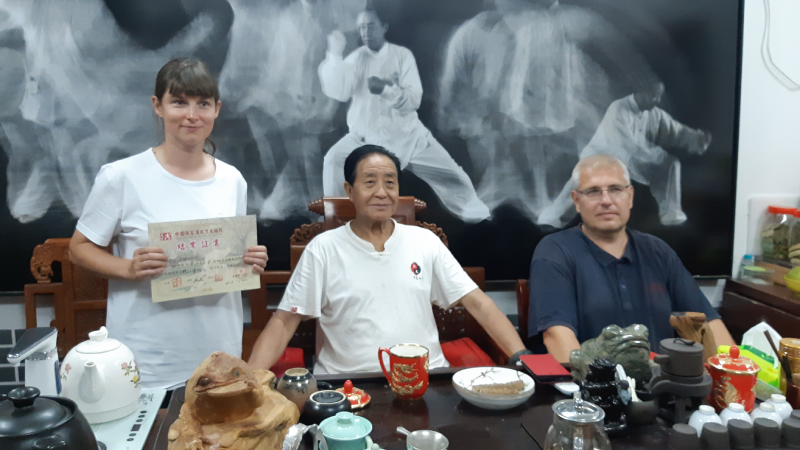 S Radkem Kolářem a Mistrem Zhu Tiancai